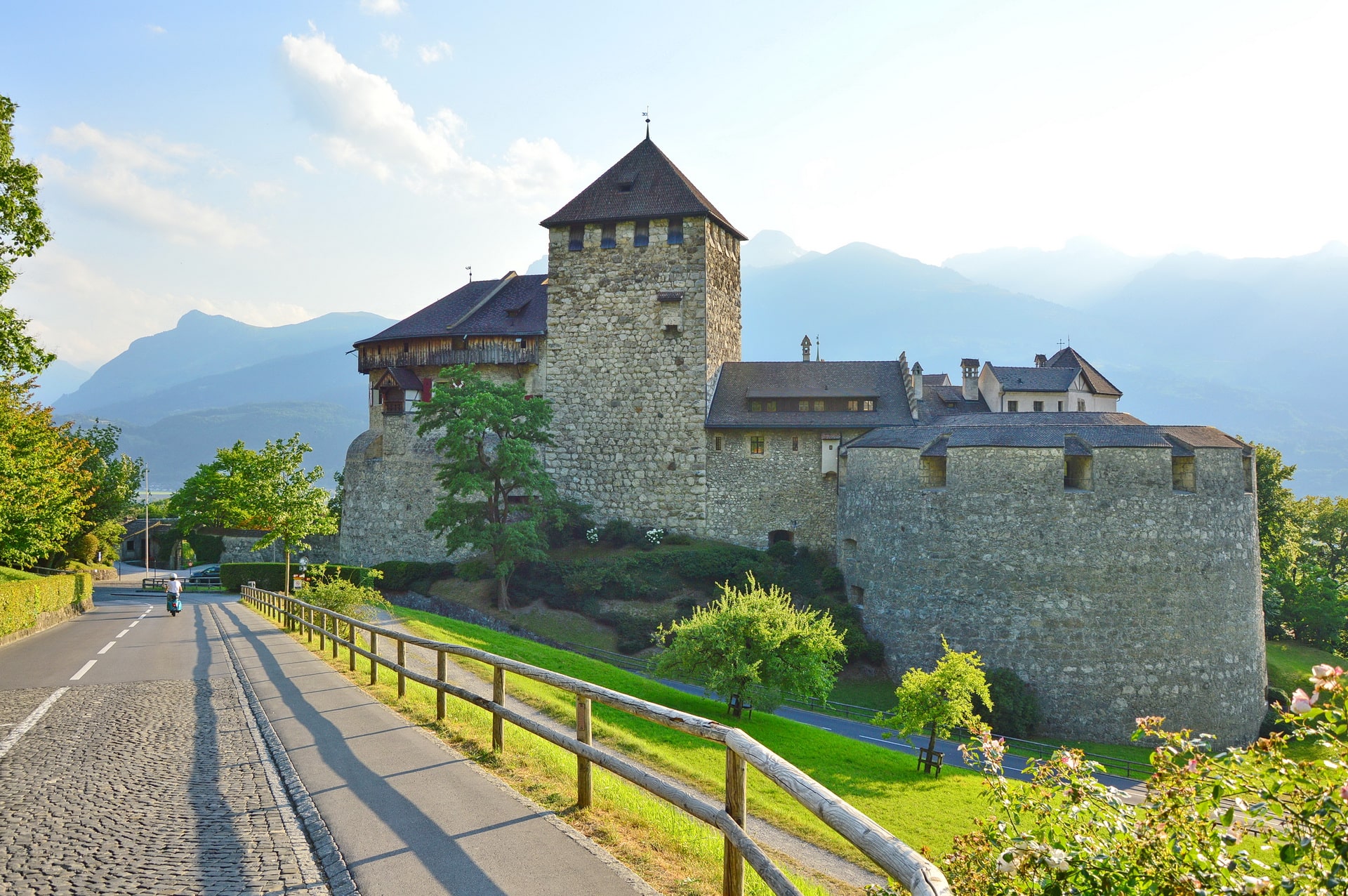 Vaduz Castle is home to the Princely Family of Liechtenstein