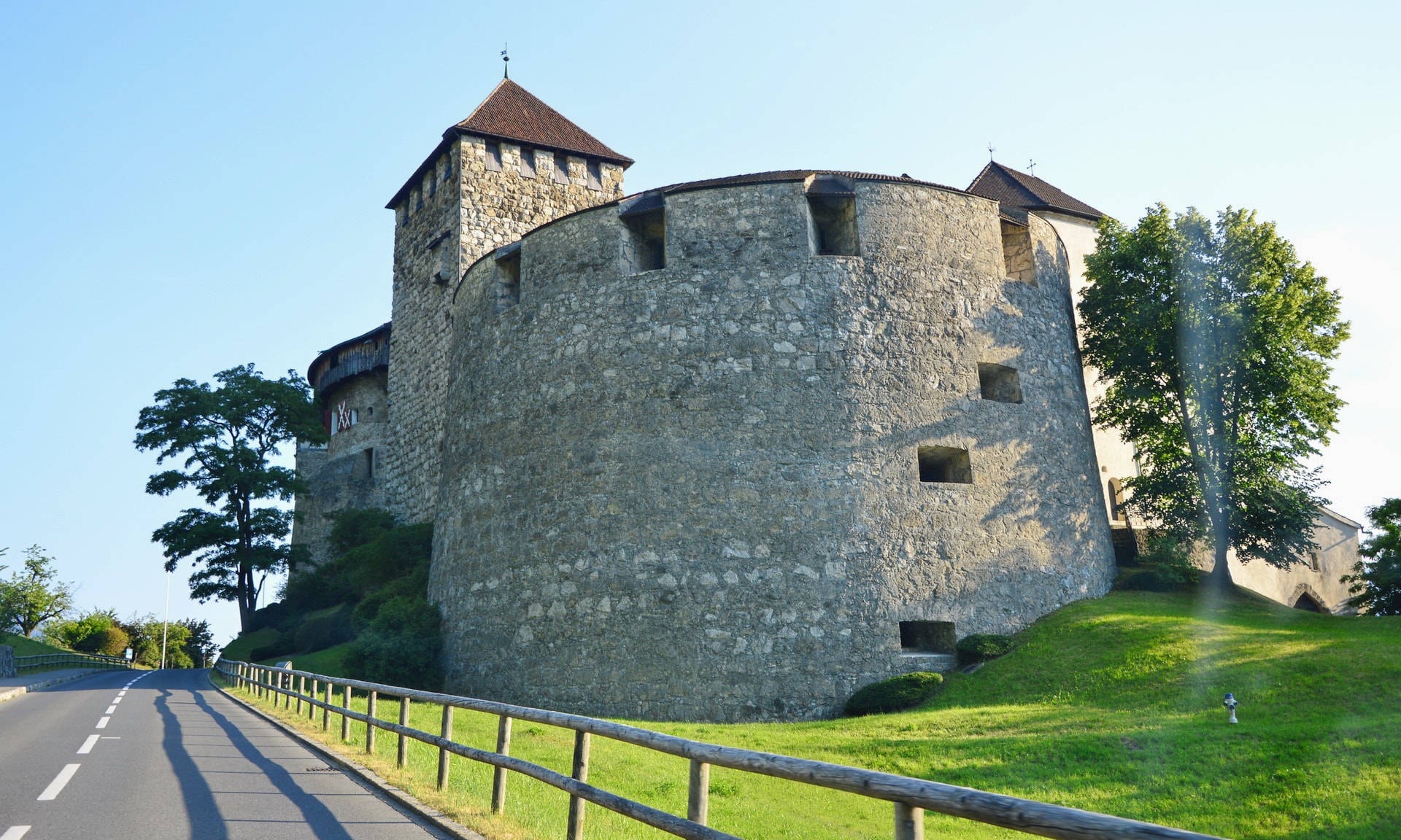 Approaching the Vaduz Castle