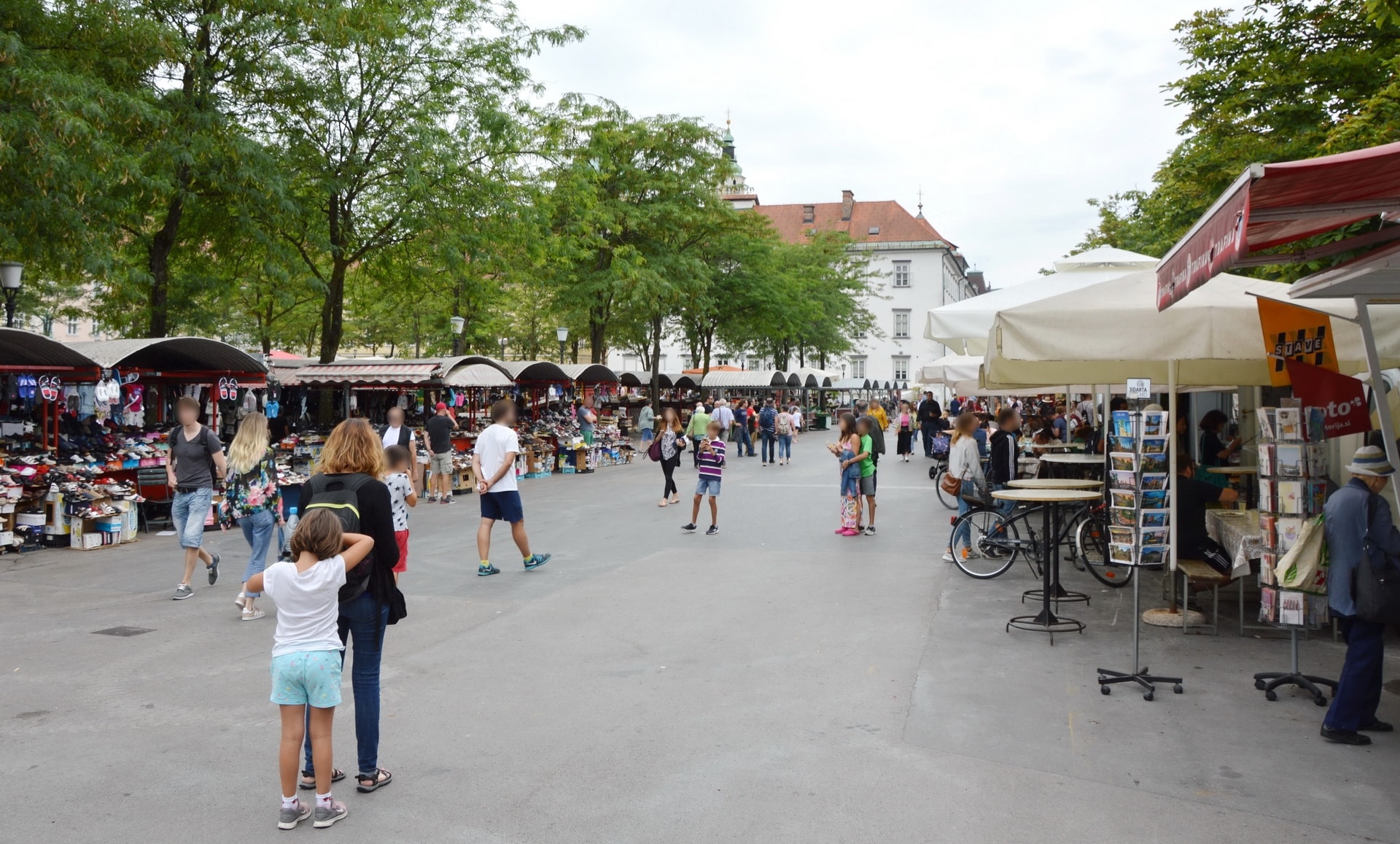 Ljubljana Central Market at Vodnik Square