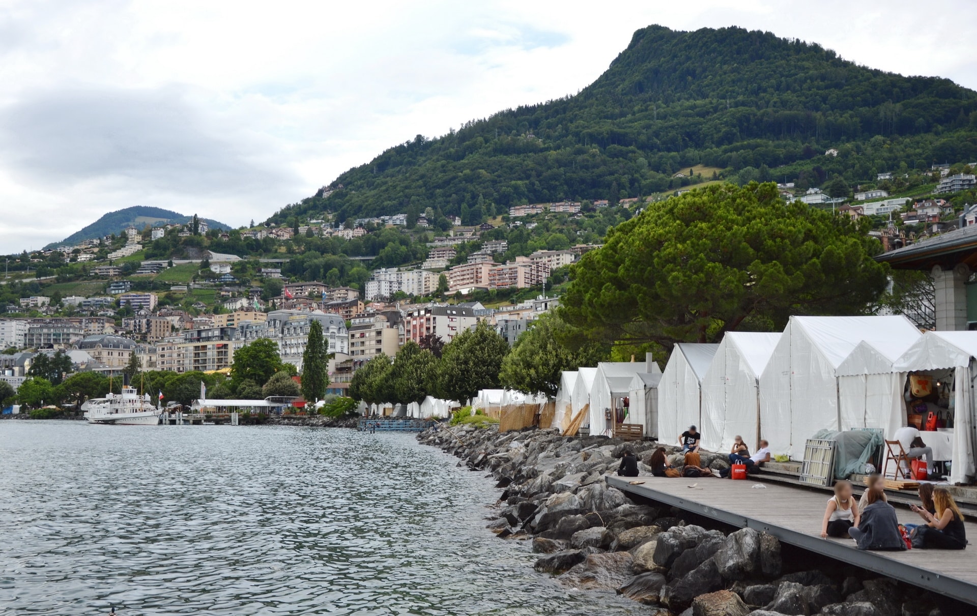 Montreux in preparation for the Jazz Festival