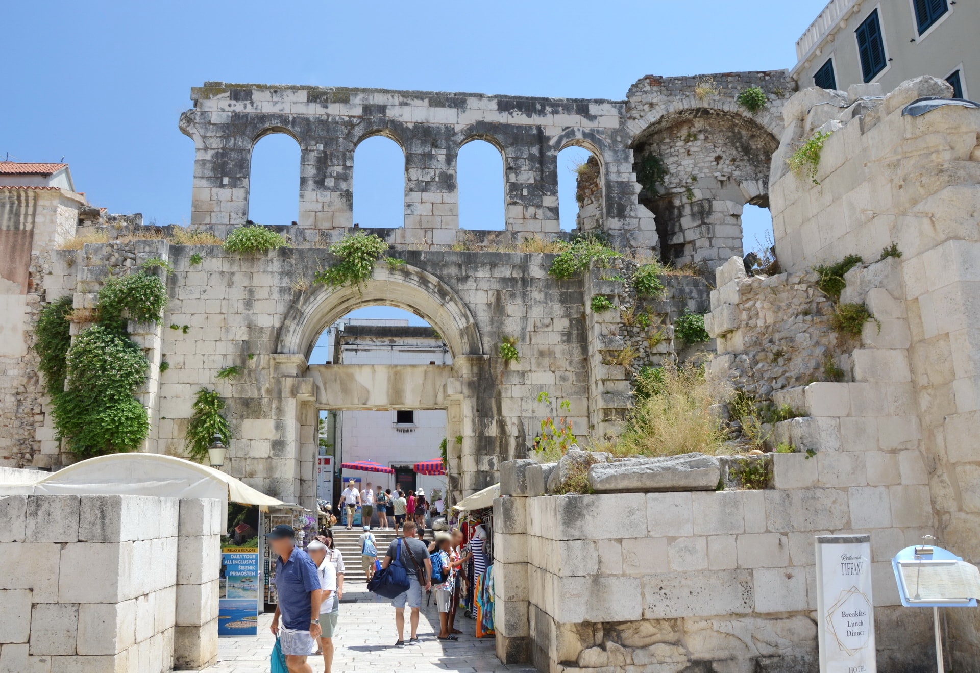 Diocletian's Palace ruins in Split