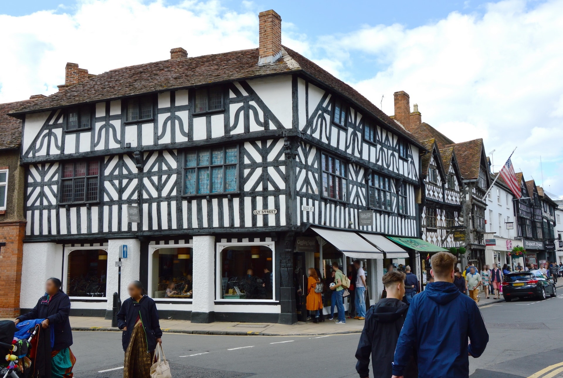 Another fine example of English half-timber work on High Street