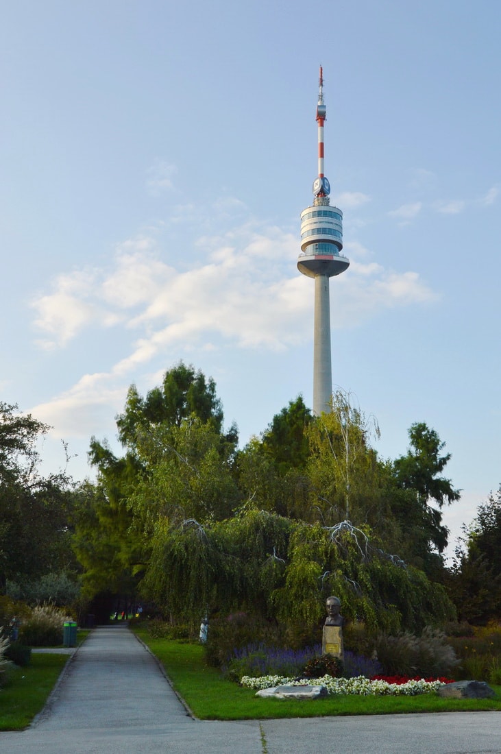 The 252-metre-high Donauturm Tower offers great views of the city and surroundings