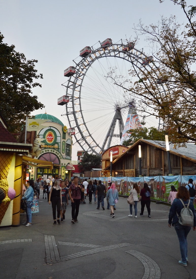 Prater amusement park in Vienna